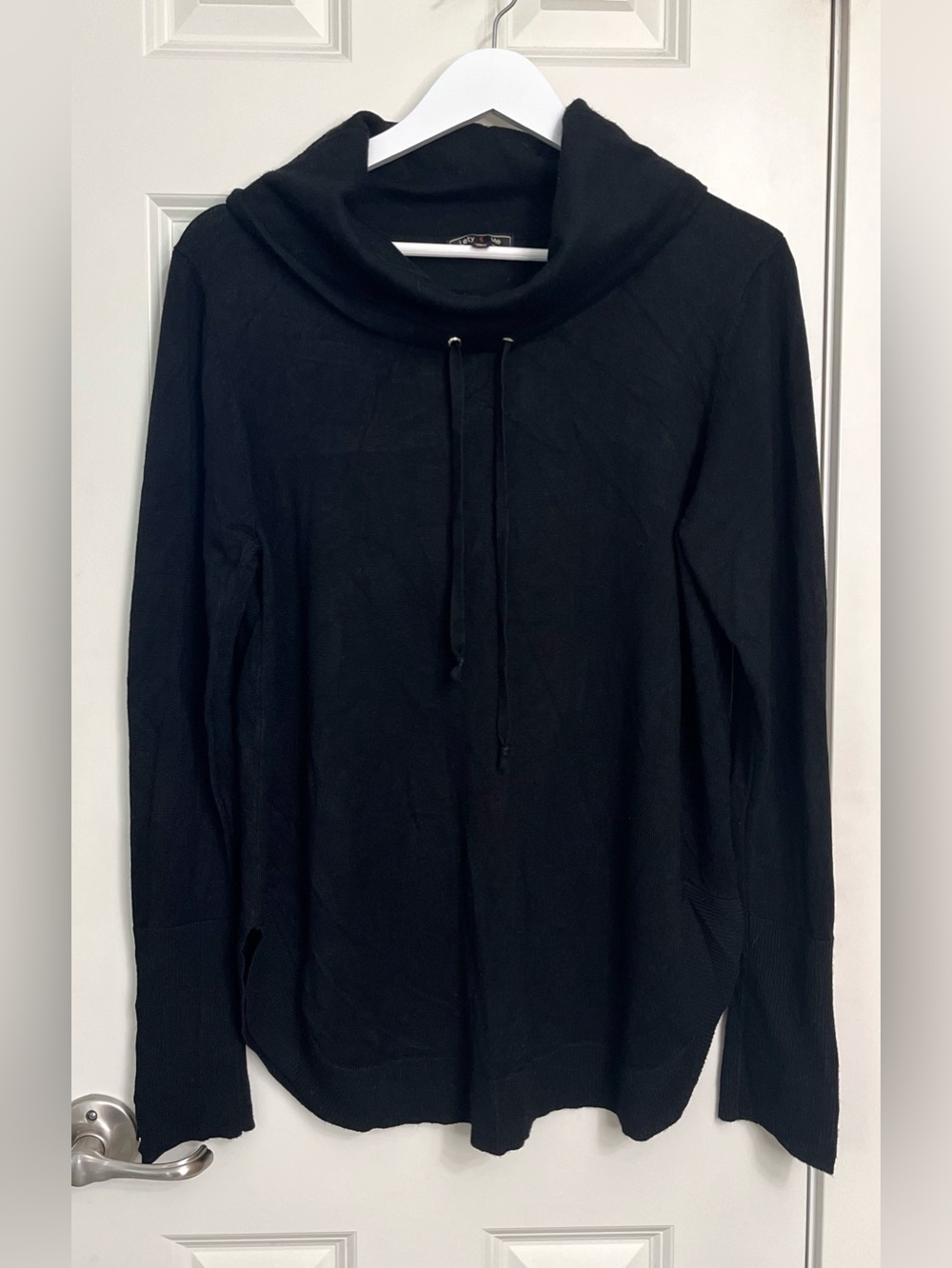 Lety & Me Cowneck Drawstring Sweater NWOT